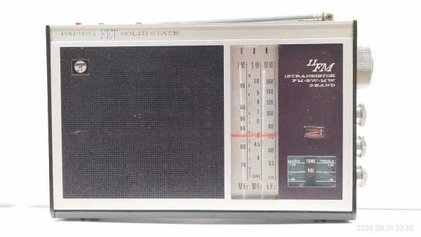 1968/昭和43/COLUMBIA/FET SOLID STATE/11FM/TFV-12D/12TRANSISTOR FM