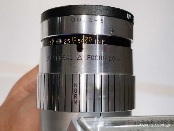 1963/昭和38/Bell & Howell/DUOLEX-C/16fps/48fps/マガジン式ダブル8