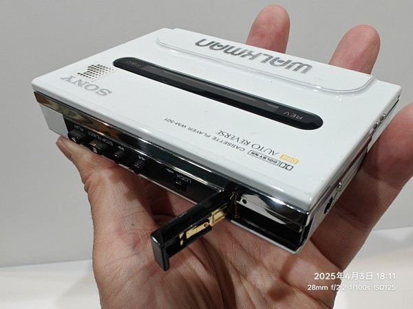1987/昭和62/SONY/WM-501/WALKMAN/カセットケースサイズ