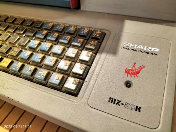 1978/昭和53/SHARP/MZ-80K/20KiB  RAM/未来技術遺産第00204号/8ビットパーソナルコンピューター/技術者用トレーニングキット/ : Extinct Media Museum |  絶滅メディア博物館