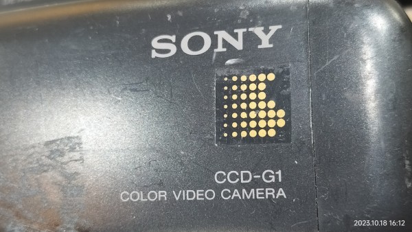 1989/平成1/SONY/CCD-G1/カラービデオカメラ/アクションカメラ/Video