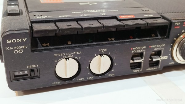 1984/昭和59/SONY/TCM-5000EV/CASSETTE-CORDER/THREE HEAD/VOICE MATIC