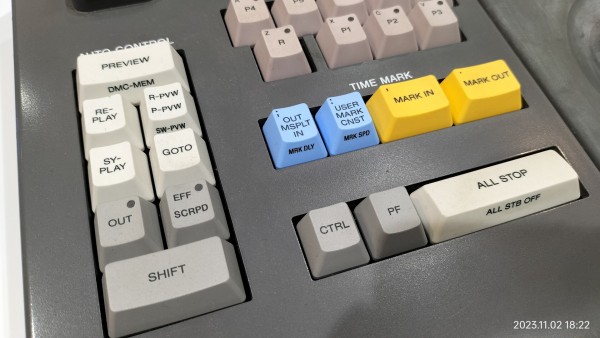 1993/平成5/SONY/BVE-2000/BKE-2010/EDITING CONTROL UNIT/EDITING