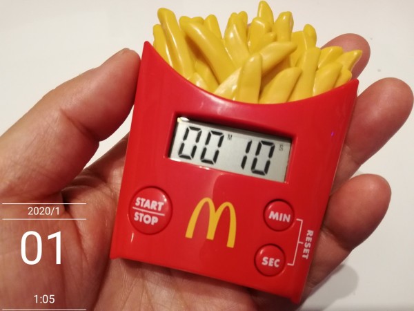 2020年マクドナルド福袋のポテトタイマーを詳細にレポート