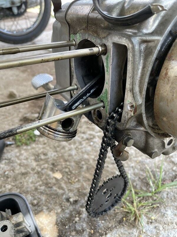 3速リトルカブ、エンジン分解 : リトルカブ＆シグナス珍道中記