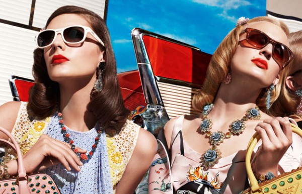 PRADA 2012 SS ＠ BACK TO THE 50's : * Fleur de Coeur *ココロノハナ