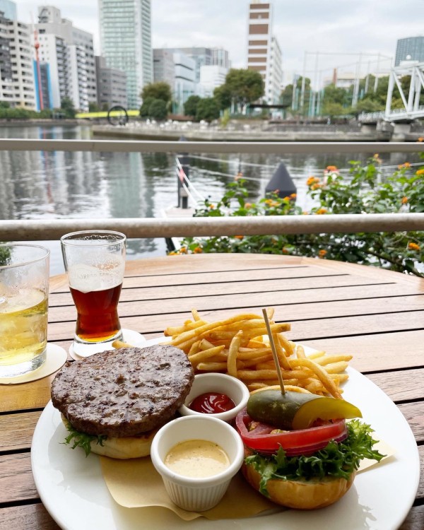 T Y Harbor 天王洲アイル 海の見えるテラス席でランチ Fleur De Coeur ココロノハナ