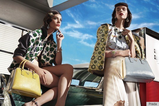 PRADA 2012 SS ＠ BACK TO THE 50's : * Fleur de Coeur *ココロノハナ