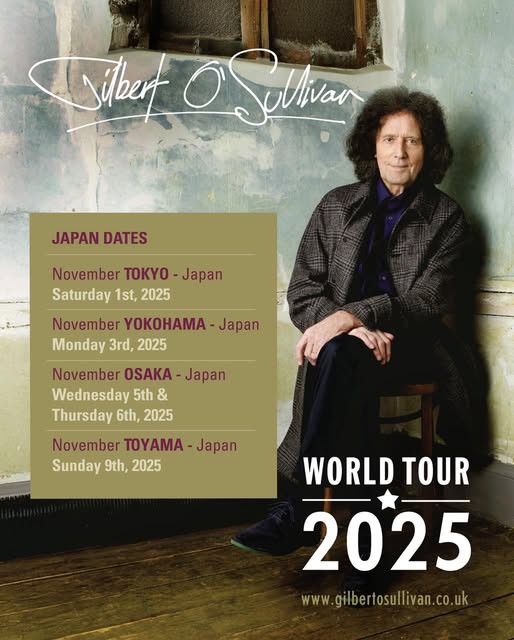 ライヴレポ】Gilbert O'Sullivan 2025 Japan Tour （かつしか