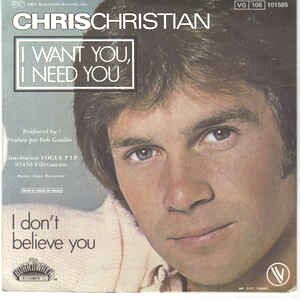 chris christian クリス・クリスチャン　love them Chris Christian – Love Them While We Can – Vinyl (LP, Album