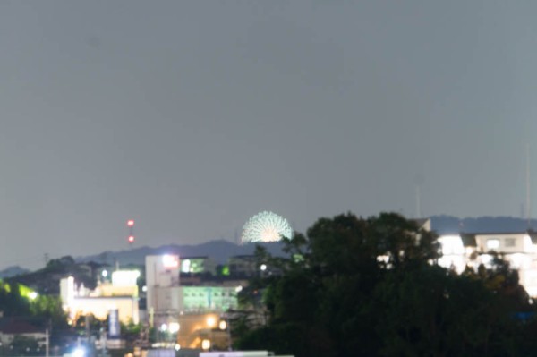 枚方から見た いこまどんどこまつり の花火 枚方つーしん