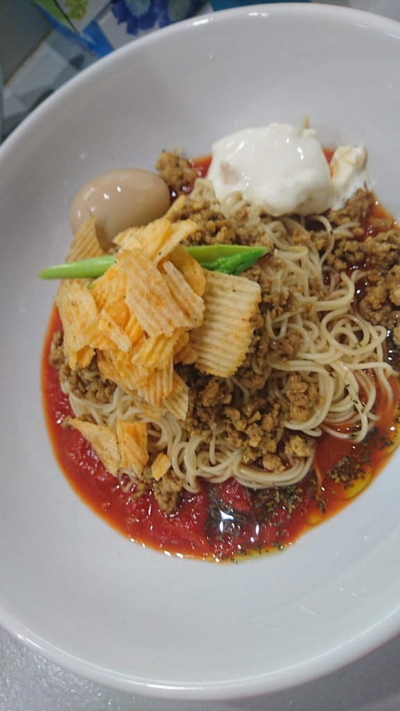 麺処清水 スペシャルチーズの冷しトマトのにゃーめん 味玉 静岡市駿河区大谷 らぁめん大好きブログ ヒロ