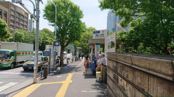 学07 御茶ノ水駅 東大構内 ルートの御茶ノ水駅バス停の位置が変更になっていた ねことひるね