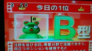 血液型選手権の結果は デパ地下バイヤーのチョイ悪日記