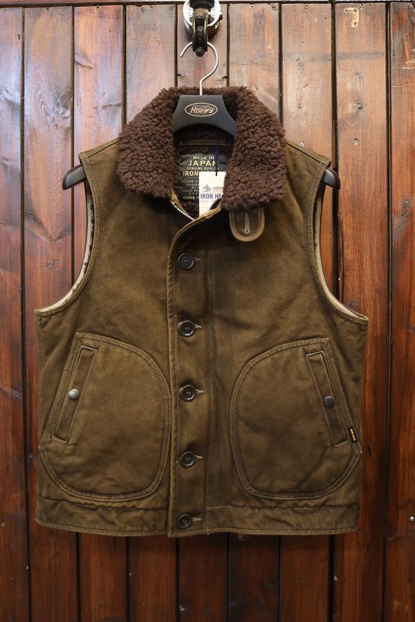 アイアンハート　ベスト　新品未使用品 IRON HEART 【アイアンハート】 12ozウォバッシュストライプ