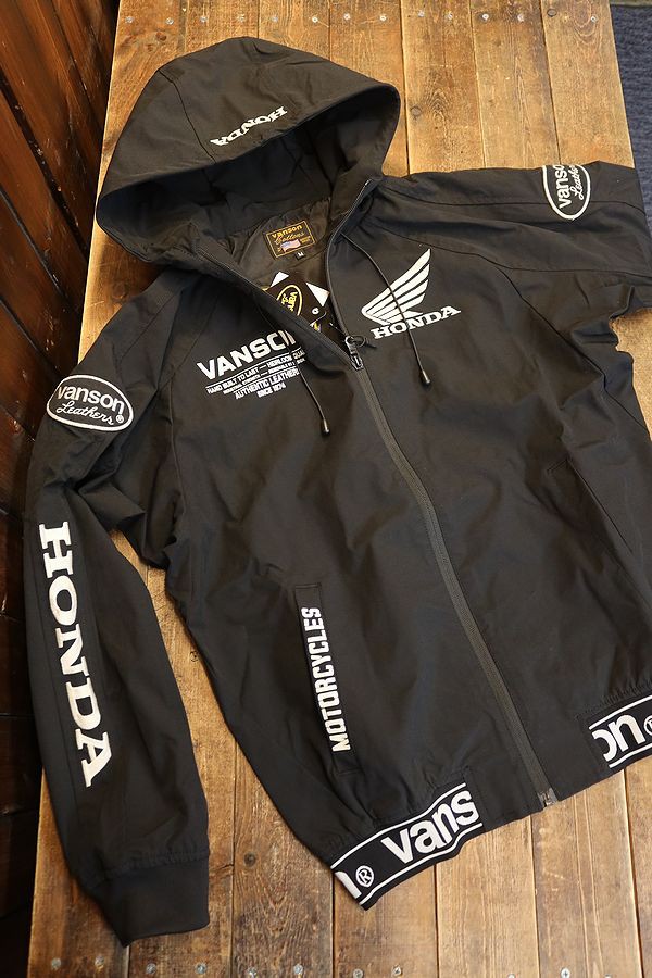 VANSON×HONDAコラボ 軽く羽織るならこれがお勧め！3層ストレッチZip
