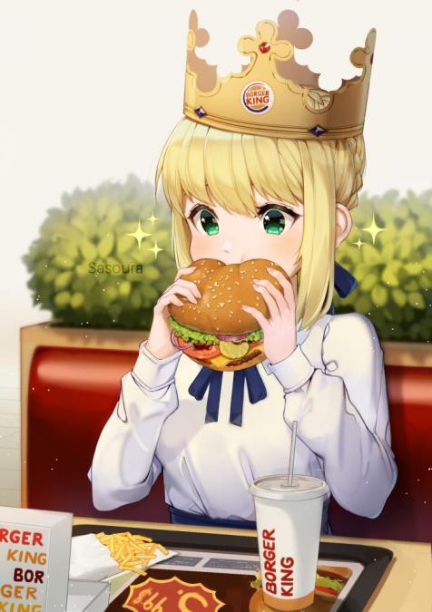 外国人さん ハンバーガーを食べるアニメキャラ画像が大好きすぎるｗｗｗｗ 海外の反応まとめ ９月日分 Fate雑記 士凛特化 あるふぁ