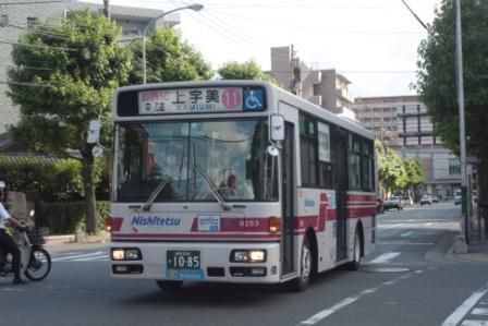 西鉄バス方向幕 小倉・福岡空港 福岡市内で見られる西鉄バスの