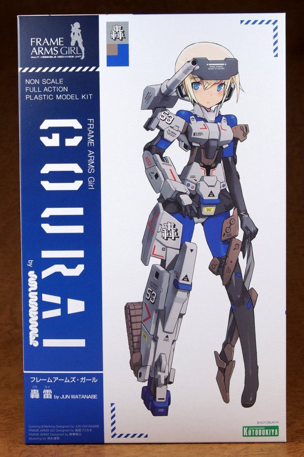 フレームアームズ ガール 轟雷 By Jun Watanabe 製作01 開封 パチ組み こーのーどちゃかてきんl 立体版