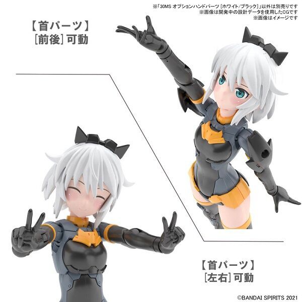 30MS』各キャラクターの仕草を表情豊かに表現！「30MS オプション