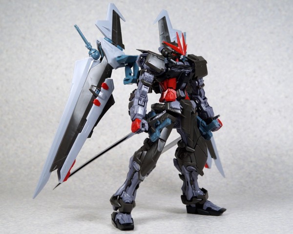 MG 1/100 ガンダムアストレイノワール 製作03 パチ組み完成！ : こーの