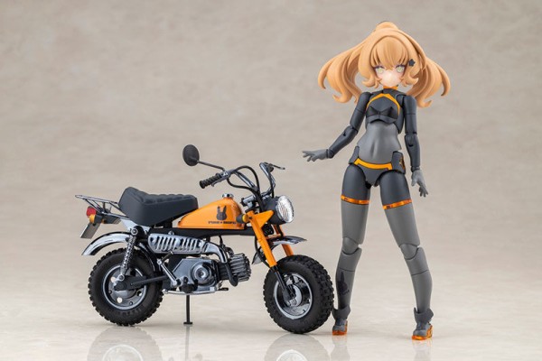 黒とオレンジ色のモンキー＆プニモフ トゥがセット！コトブキヤ