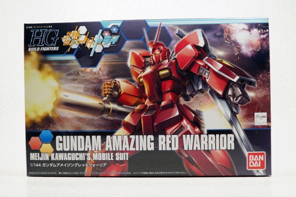 HGBF 1/144 ガンダムアメイジングレッドウォーリア 製作01 開封～本体