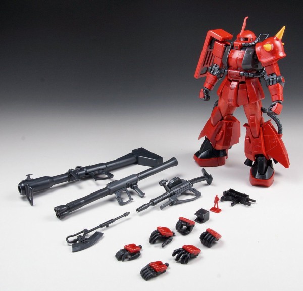 RG 1/144 MS-06R-2 ジョニー・ライデン専用ザクII 製作02 パチ組み完成