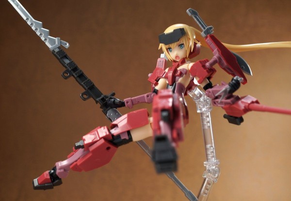 フレームアームズ ガール 迅雷 製作02 武器組立て パチ組み完成 こーのーどちゃかてきんl 立体版