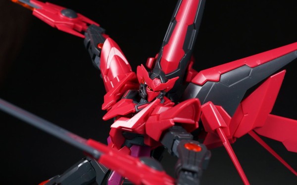 Hgbf 1 144 ガンダムエクシアダークマター 製作02 パチ組み完成 こーのーどちゃかてきんl 立体版