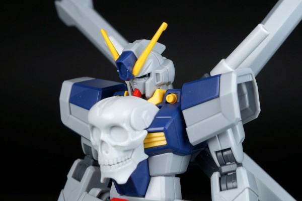 Hgbf 1 144 クロスボーンガンダム魔王 製作03 パチ組み完成 こーのーどちゃかてきんl 立体版