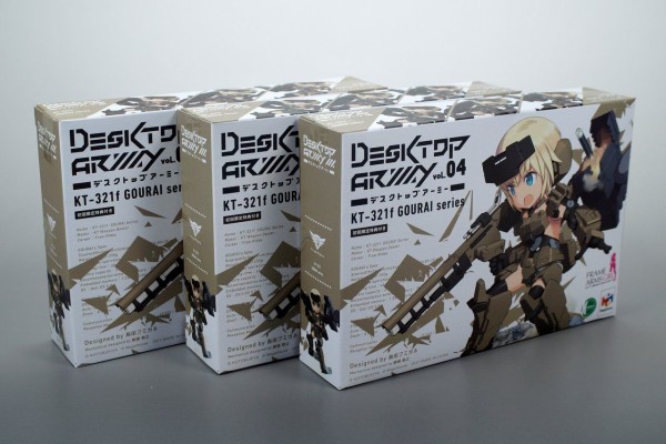 デスクトップアーミー KT-321f 轟雷シリーズ【初回特典付き】BOX 開封