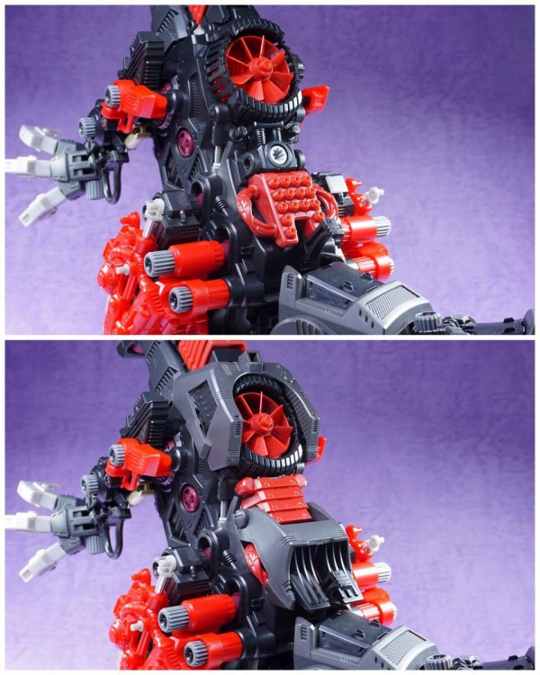 ゾイド AZ デスザウラー　組み立て済み ZOIDS AZ-07 EZ-021 デスザウラー 製作03 尻尾組み立て～パチ組み完成