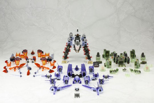 コトブキヤ「ZOIDSライガーゼロ」クリア外装3種セットが登場