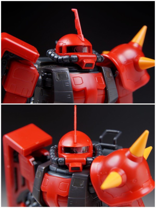 RG 1/144 MS-06R-2 ジョニー・ライデン専用ザクII 製作02 パチ組み完成