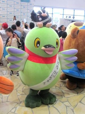 三郷市マスコットキャラクター かいちゃん つぶちゃん 北摂百貨天 ご当地キャラ展示室