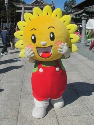 Jaひまわりのイメージキャラクター まりくん 北摂百貨天 ご当地キャラ展示室