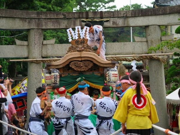 茨木神社夏祭りのだんじり曳行 北摂なび Blog