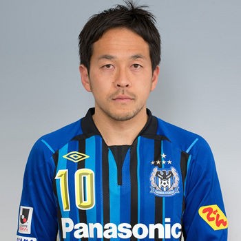 ガンバ大阪 二川孝広 選手実使用 練習着 サイン入り