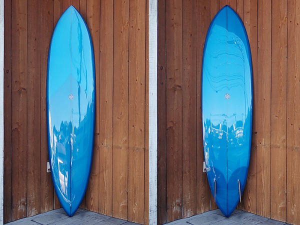 ジョシュホールサーフボード　7.11 BTエッグツイン　【フルハンドシェイプ】 JOSH HALL/BAT TAIL EGG TWIN 7'8