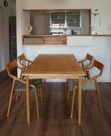 N邸 納品 / 盛岡市 MM table1500 , PePe chair×4 : Holz日記。
