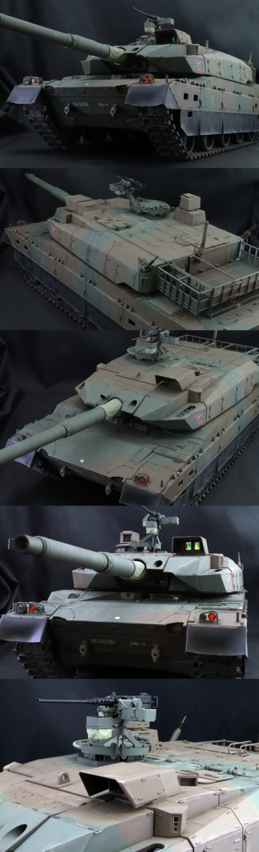 タミヤ 1/16RC 陸上自衛隊 10式戦車 フルオペレーション : 〜hontepetaのお洒落手芸〜りーりあん