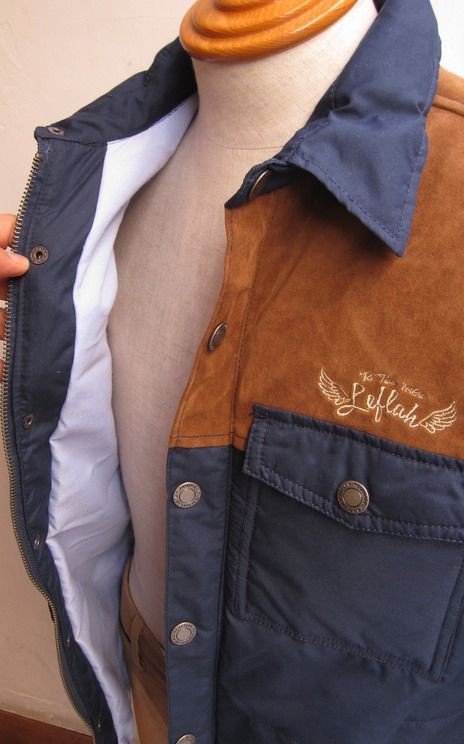 LEFLAH N-1ミリタリーJKT＆中綿ナイロン切り替えシャツJKT : MAGARU 