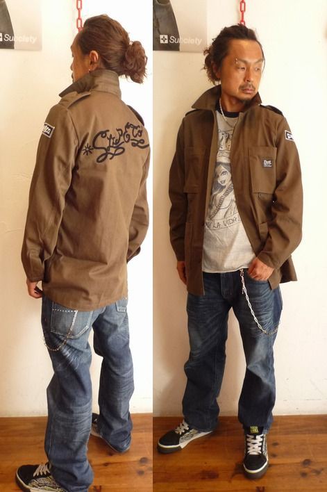 SLIP&CO ミリタリーカスタムハーフJKT＆SLIPマウンテンパーカー 
