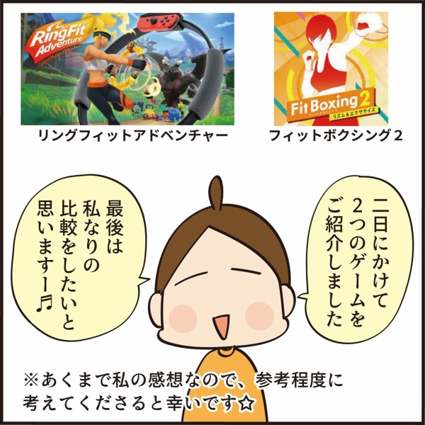 5㎏痩せた！リングフィットとフィットボクシング2③ : ほわわん