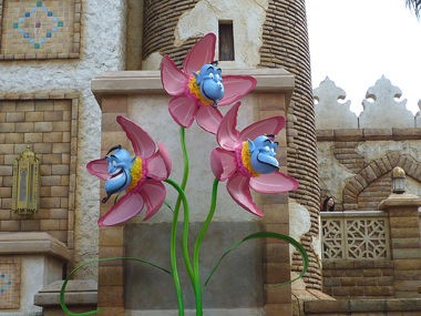 ディズニーシー 青いジーニー花 ディズニーの楽しい情報ブログ