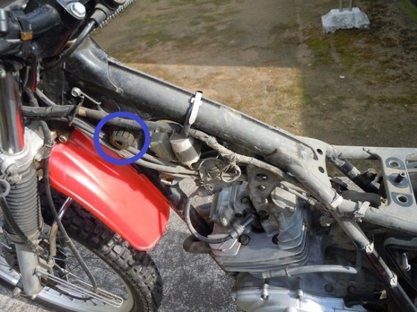 ホンダXL250S 燃料タンク 凹み無し！当時物 ホンダXL250S 燃料タンク 凹み無し！当時物