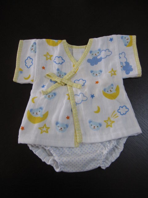 夏場に フェイスタオルで ベビー用普段着 On The Line ﾊﾝﾄﾞﾒｲﾄﾞの日々