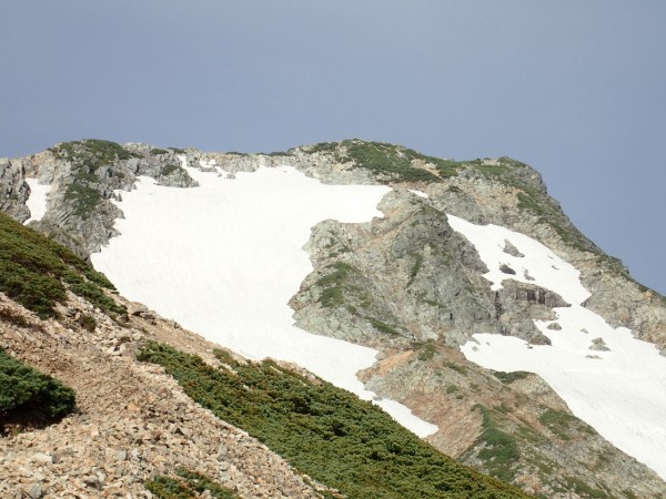 唐松岳 五竜岳 雪渓あり 鎖あり 岩場あり その先に絶景あり その２ ぷち登山