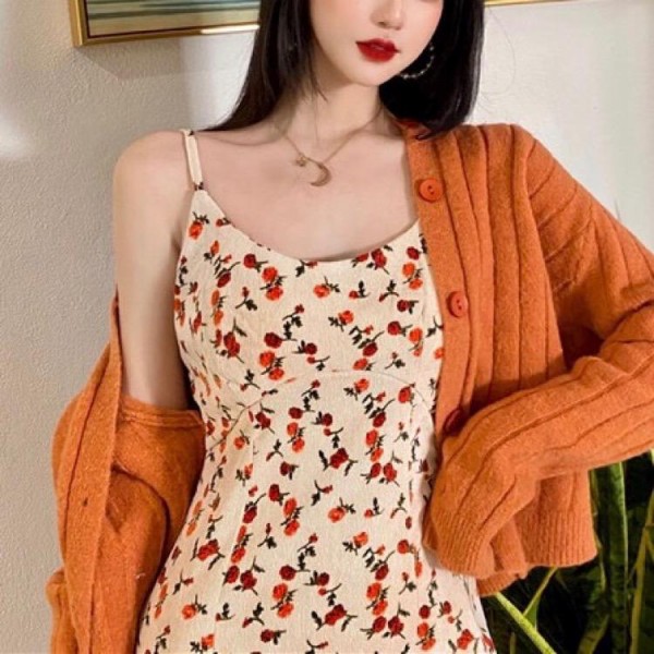 レトロフラワーワンピース V34s 17kgイチナナキログラム新作アイテム